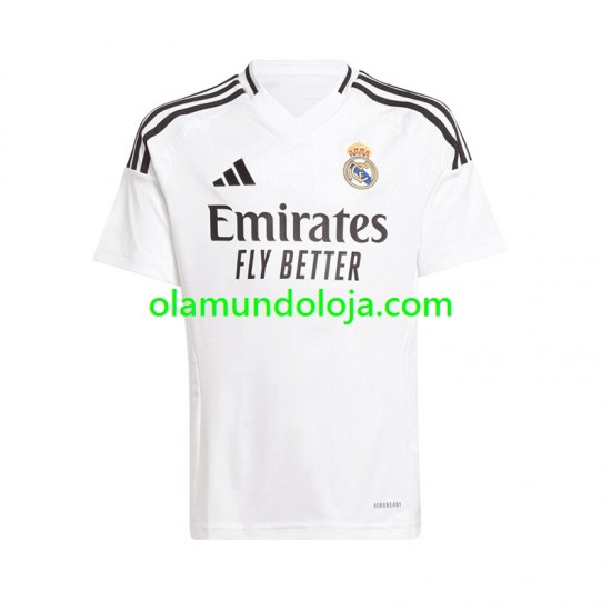 Camisola Real Madrid Homem Equipamento Primeiro 2024-2025 Manga Curta